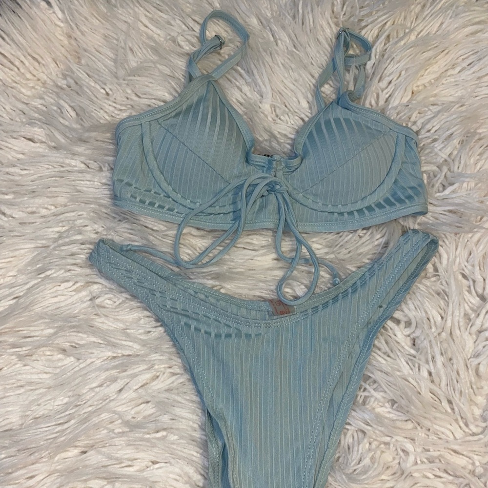 Womens green bikini
